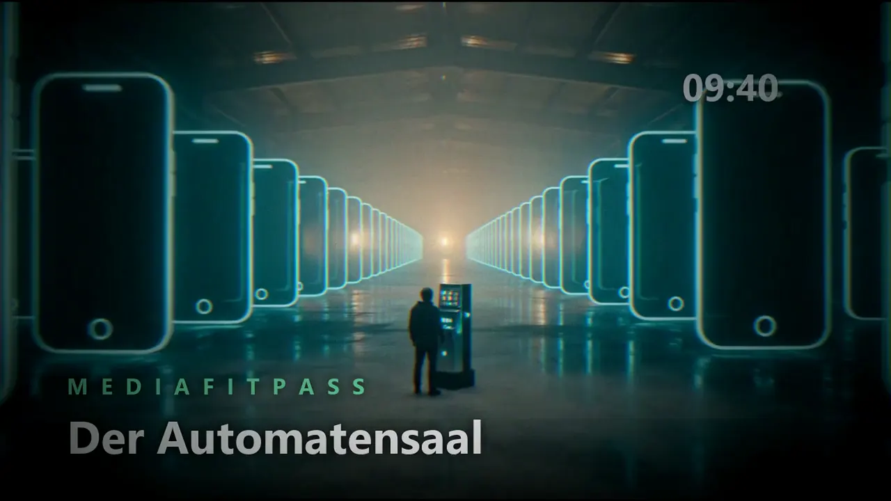 Standbild aus dem Animationsfilm „Der Automatensaal“